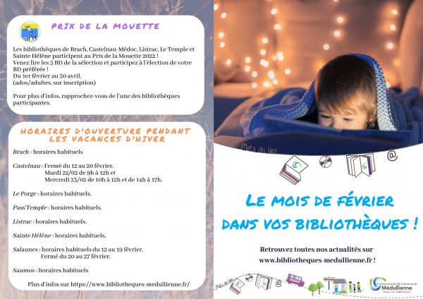 Bibliothèques - Le mois de février