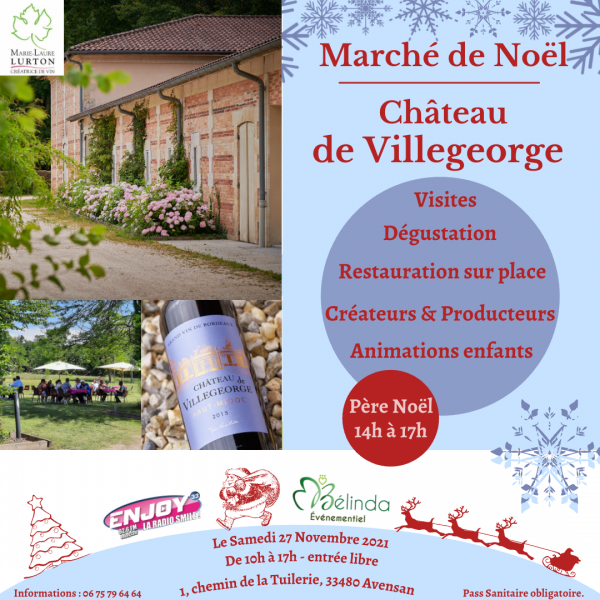 Marché de Noel Château de Villegeorge