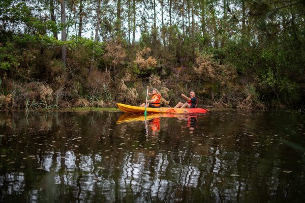 Canoë canal des étangs, le porge