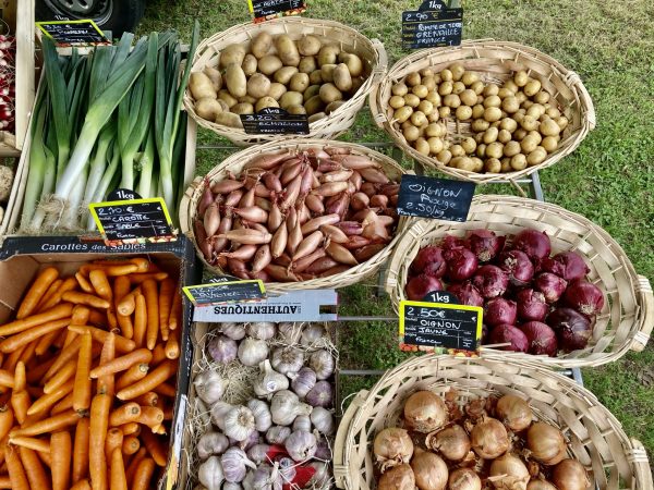 Étals fruits et légumes