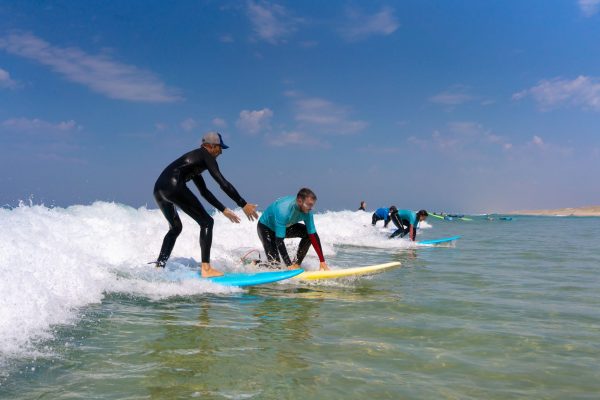 cours de surf le porge gironde so nice surf school