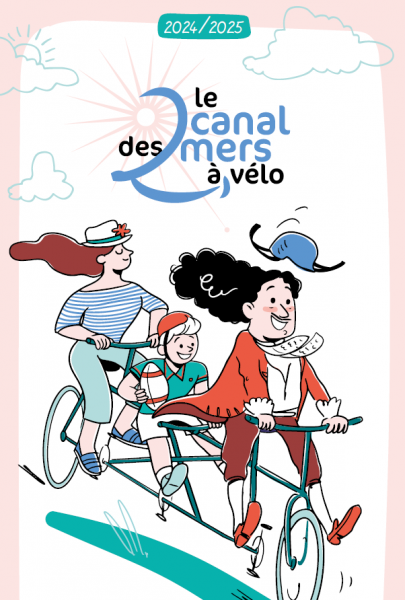 Carte du Canal des 2 mers à vélo