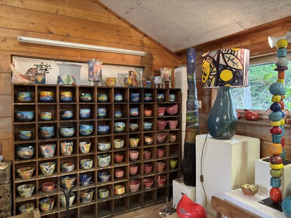 Atelier boutique de Claudine Ruellan céramiste à Le porge