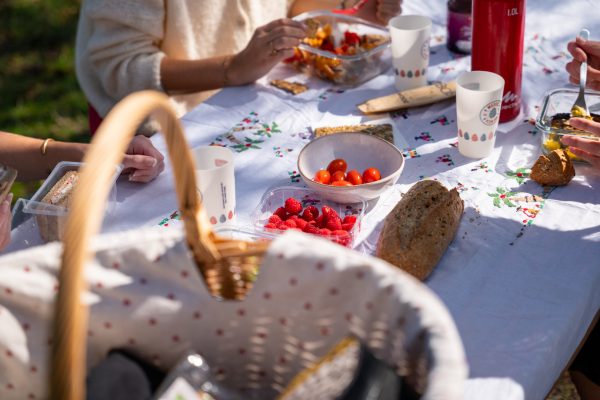 Pique-nique à l'étang de la Levade à Sainte-Hélène