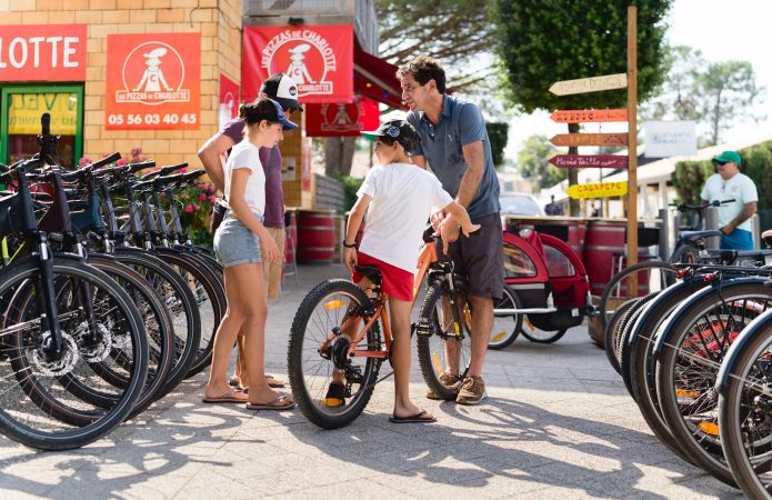 Fun bike Le porge ocean location velo