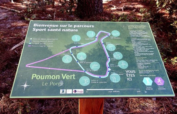 Parcours santé et sportif Le Porge