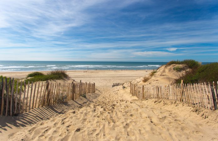 Plage océan Atlantique Gironde