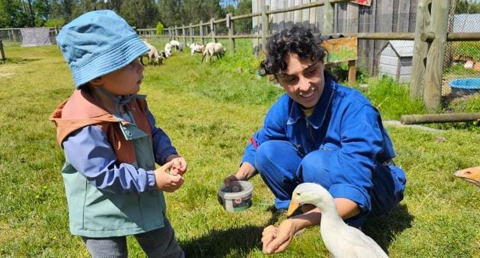 animation pédagogie La Ferme à la Plage Ferme pédagogique Le Porge